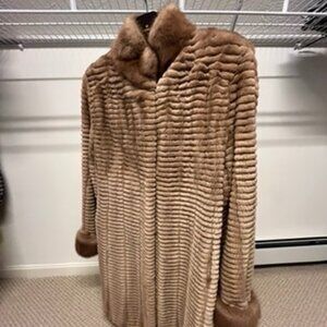 Mink Corduroy Coat